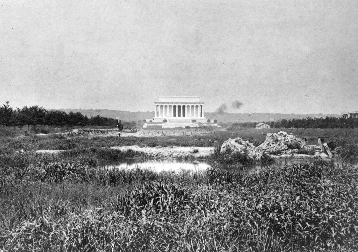 Lincoln Memorial in the Mudflats