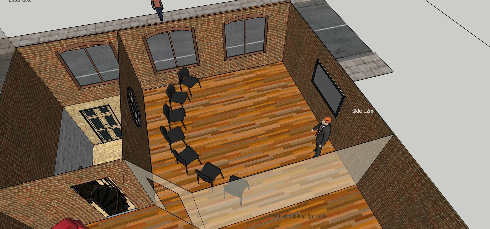 Amble space and support