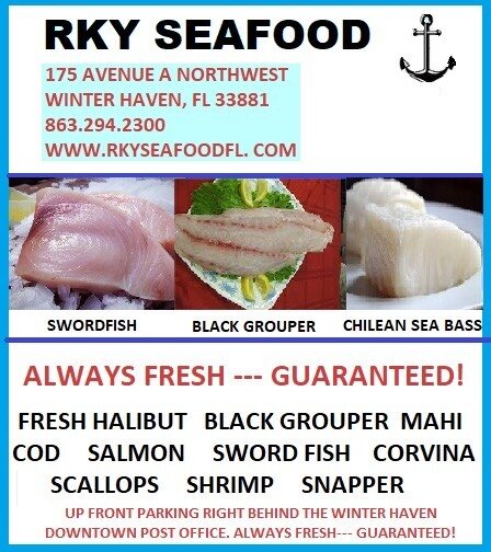 Fresh seafood and fish -Polk Counties'  Hometown fresh fish and seafood store - stop by and see our clean and friendly market!  Always fresh-- GUARANTEED!