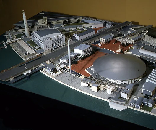 Festival Of Britain, 1951 (Restoration) Museum of London The commission to restore the Festival model was won after reassuring the Museum that our methods would respect the original 1951 materials and techniques.
