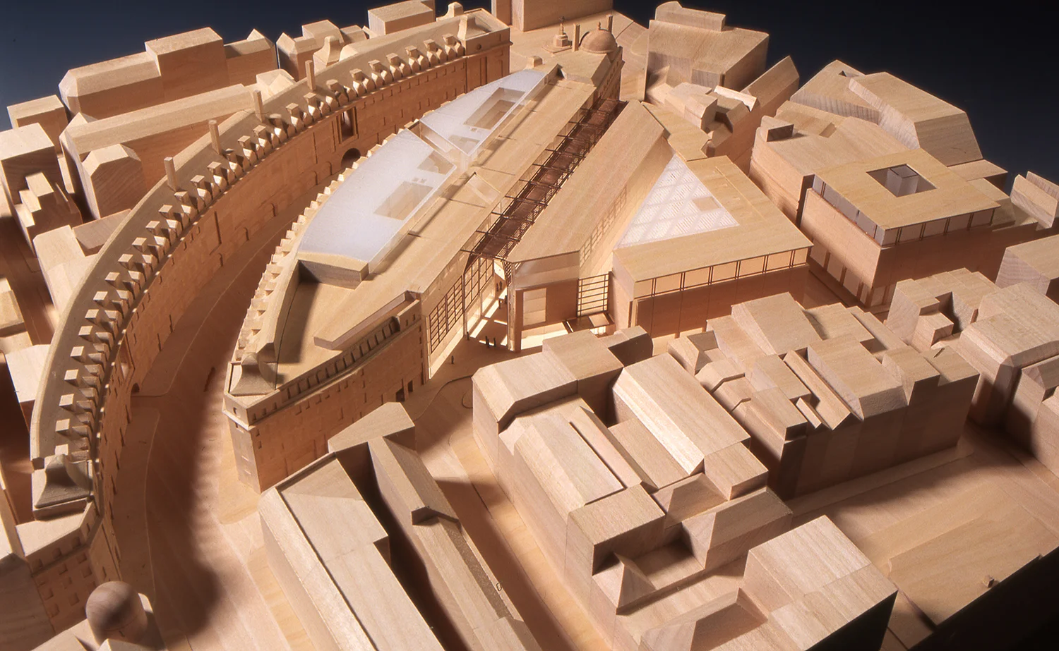  London Quadrant Masterplan   Allies and Morrison Architects   Competition model, competition winner  