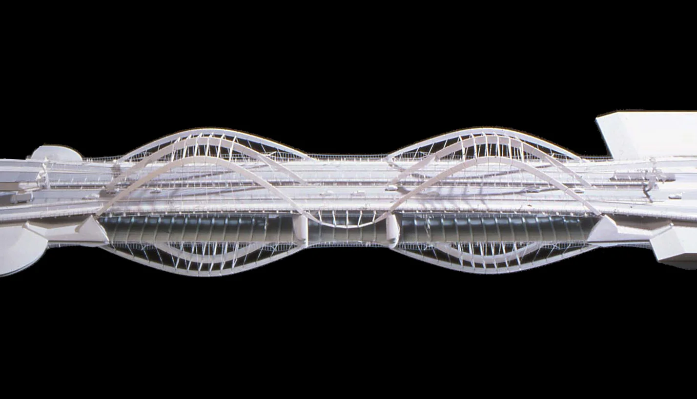   Enneüs Heermabrug, The Netherlands   Grimshaw Architects  Competition model, competition winner    