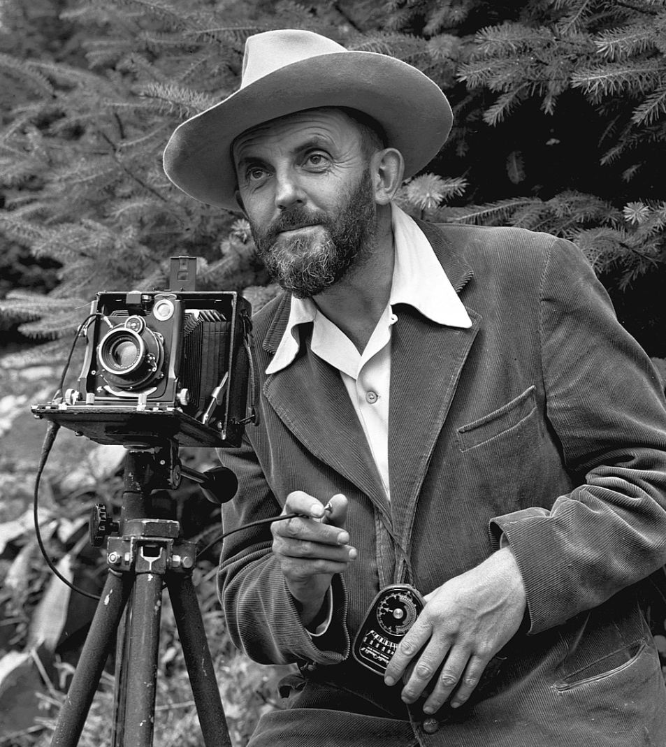 Ansel Adams by J. Malcom Greany - 1950.