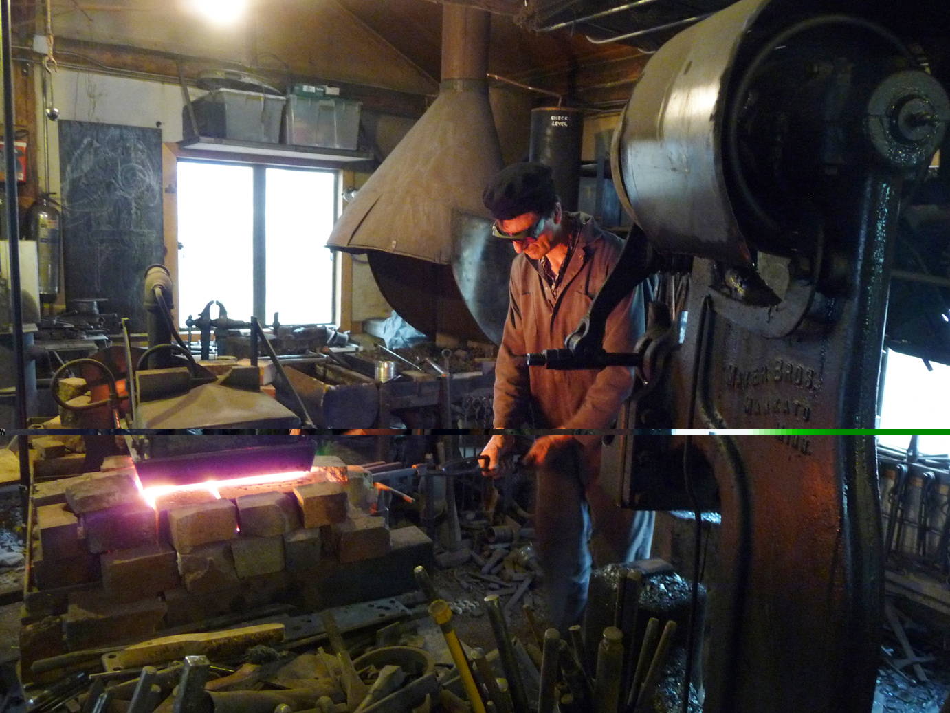 Tony uses a variety of techniques and tools in his craft of hand-forging custom made items that will add that 'wow' factor to your home or business.