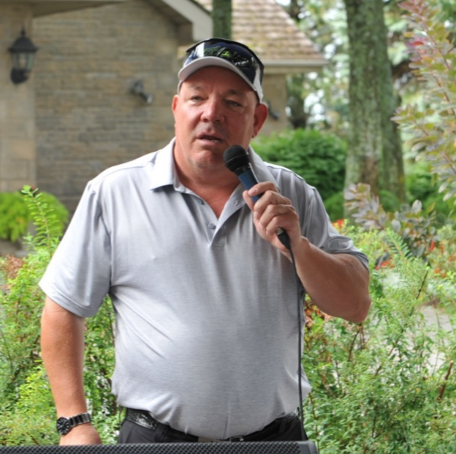 Kevin Morgan welcomes guests to our 2nd Annual Golf for Hospice Tournament