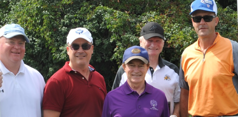 Glen Gibson, Stephen Mangotich, Chris Marvin & David Peddie with Sandy Hawley