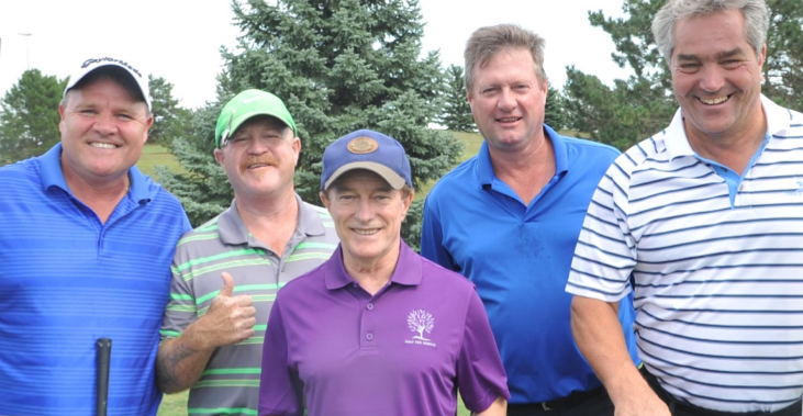 Steve Sampson, Jimmy Hazel, Jim Wright & Ian Watters with Sandy Hawley