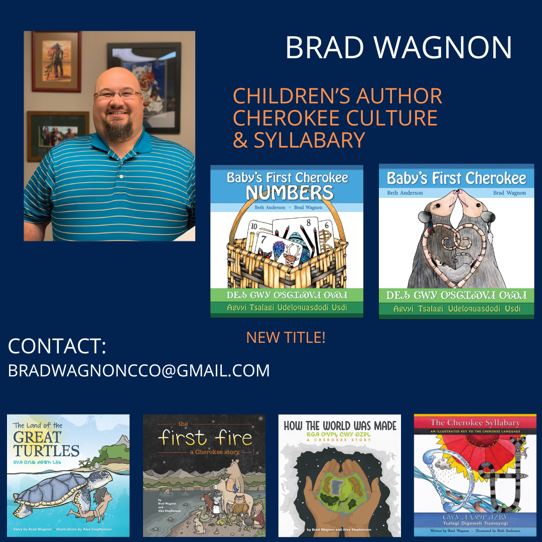 Maverick Reviews Brad Wagnon’s Cherokee picture books.