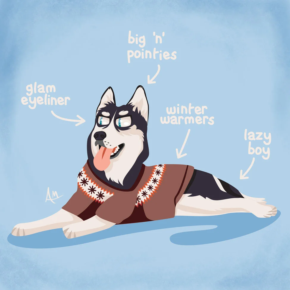 Doggo Fashion - Husky