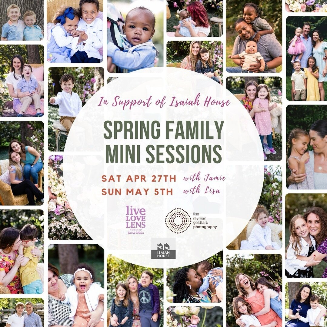BIG-time expanding my annual family photo day for Isaiah House @isaiahhouseeastorange - instead of just a few families, we&rsquo;ll photograph TWENTY families on April 14th, with the generous partnership of my friend @lrgphoto 🌼

We can&rsquo;t do i