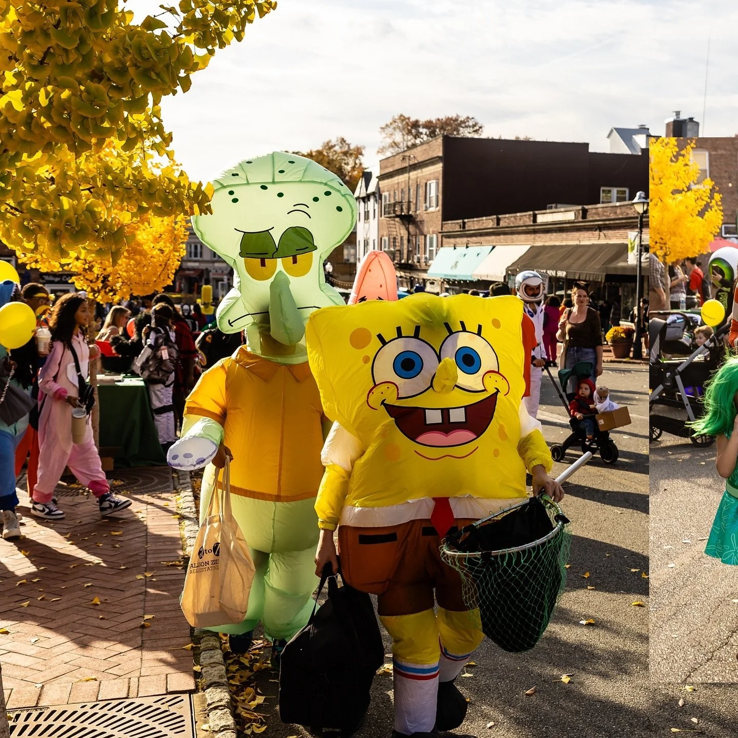 Best Halloween is Maplewood and South Orange!! 🎃👻 Loved hanging @maplewoodvillagenj @somachamberofcommerce @nataliecfarrell - didn&rsquo;t stay long so def missed a lot of awesome costumes but my overheated 🦄 needed a break! 😅🥵 Hope you all had 