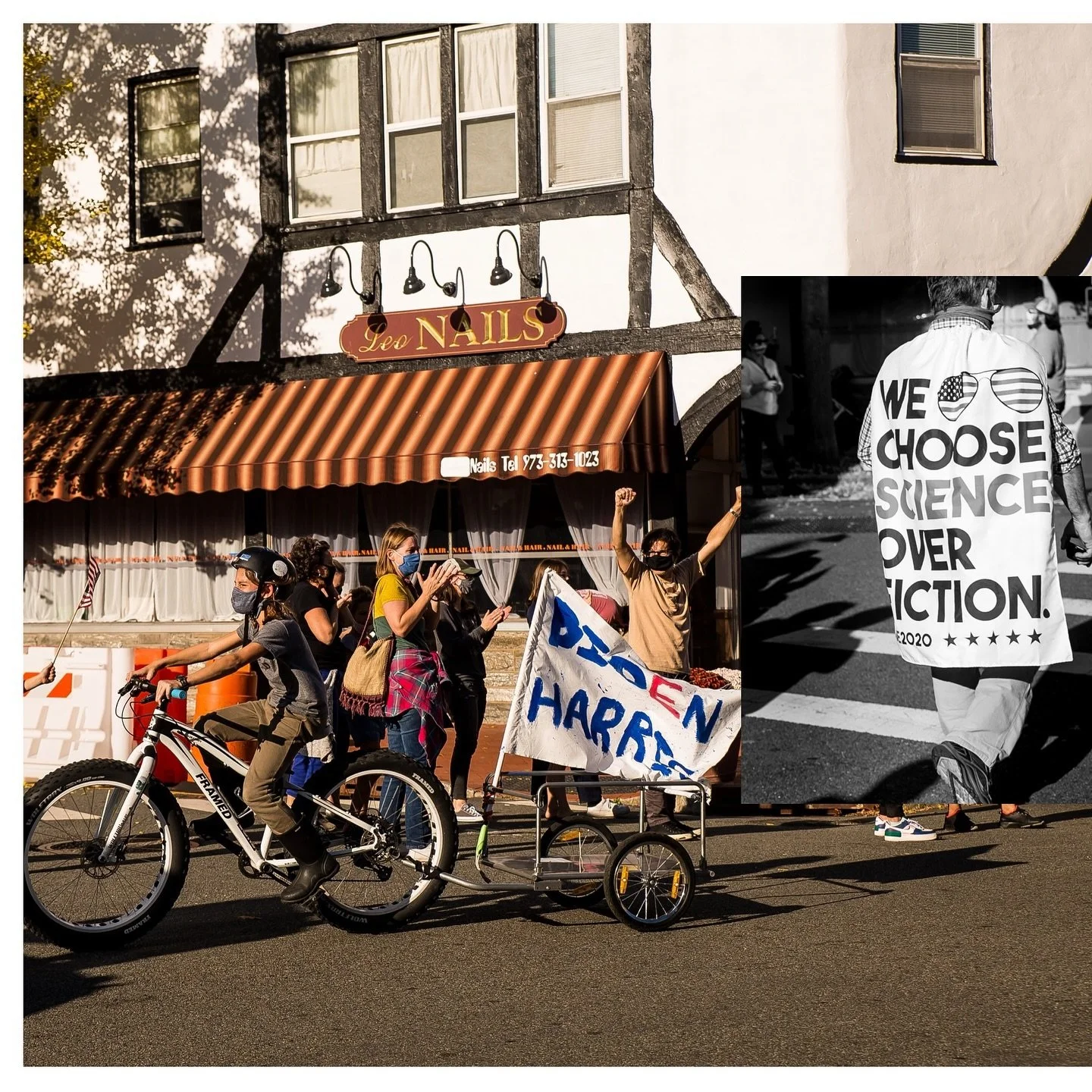 November 7, 2020: Throwback to the day Biden&rsquo;s presidential win was declared!  It was a day of joy and relief in SOMA and across the nation, for many. I would do anything to celebrate in the streets again &hellip;  I voted for the intelligent h