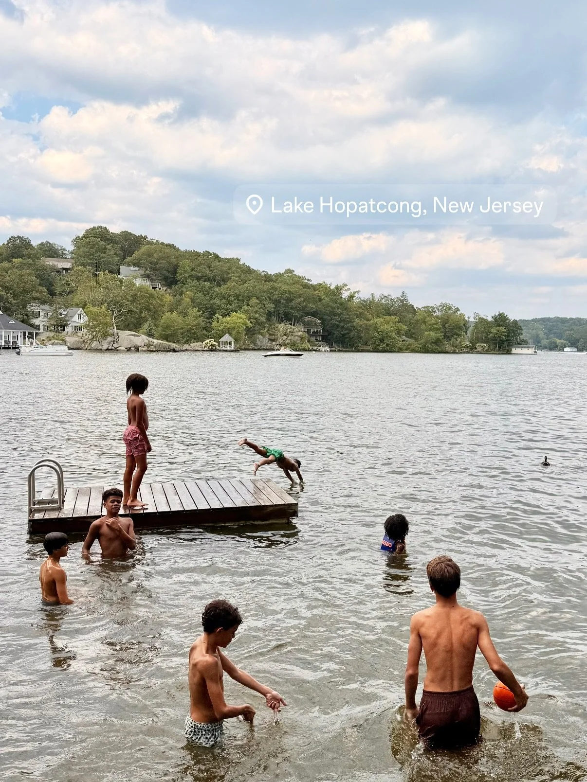 Lake time thanks to generous friends. What a perfect spot. ☀️ I think I need a lake house. 🛶