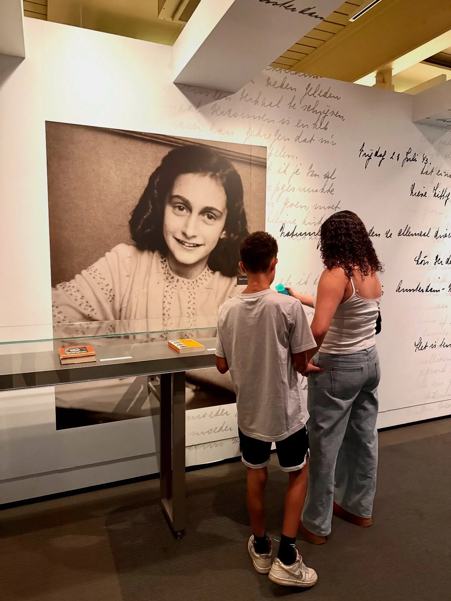 @annefrank.exhibit so well done, educational, informative, and &ldquo;easy&rdquo; to digest for tweens and teens. Highly recommend. Not sure when it closes (soon?) so go if you can. 

There&rsquo;s a replica of the annex where the Frank family lived 