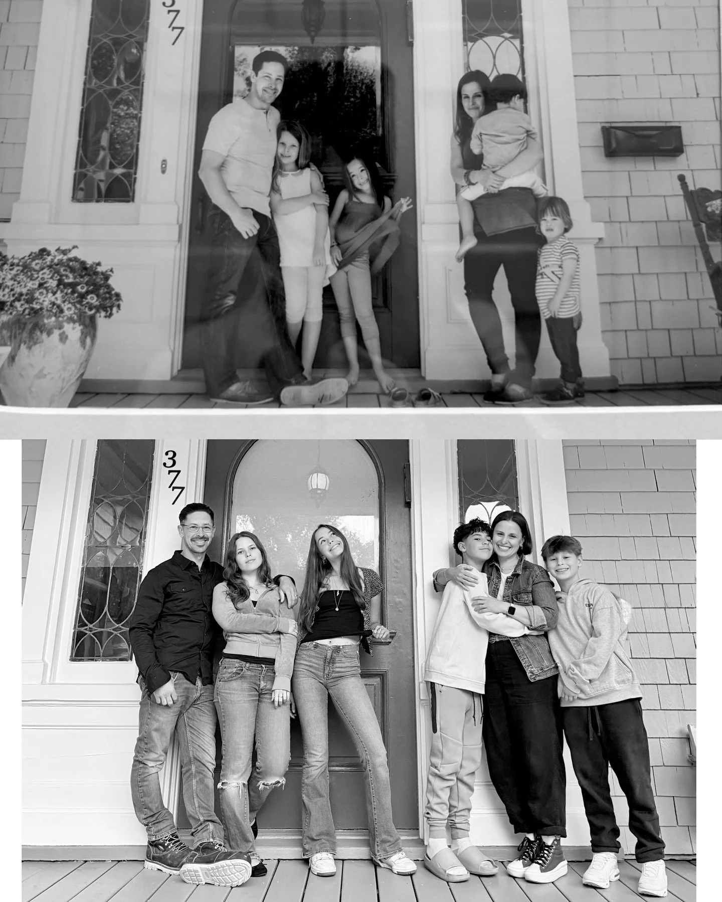 How&rsquo;d we do? Tried our best to recreate this sweet photo of four littles who are now big kids and teens (the oldest is a senior in high school!) HOW. NO REALLY&hellip;HOW.

I simply adore this family and all of the moments and milestones we hav