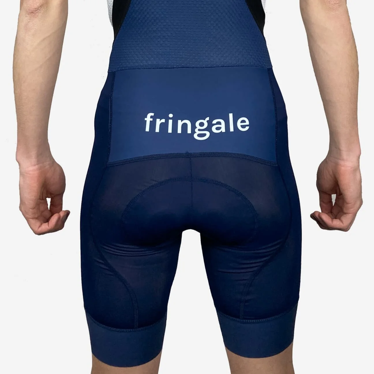 Fringale Navy Bib Shorts Men 