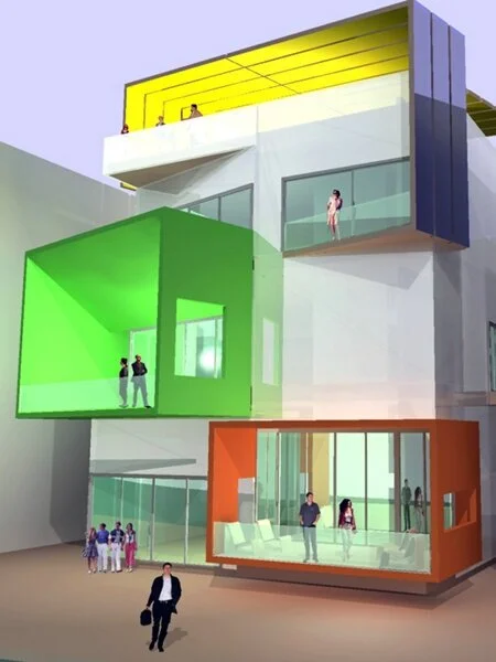 Facades turning inside out