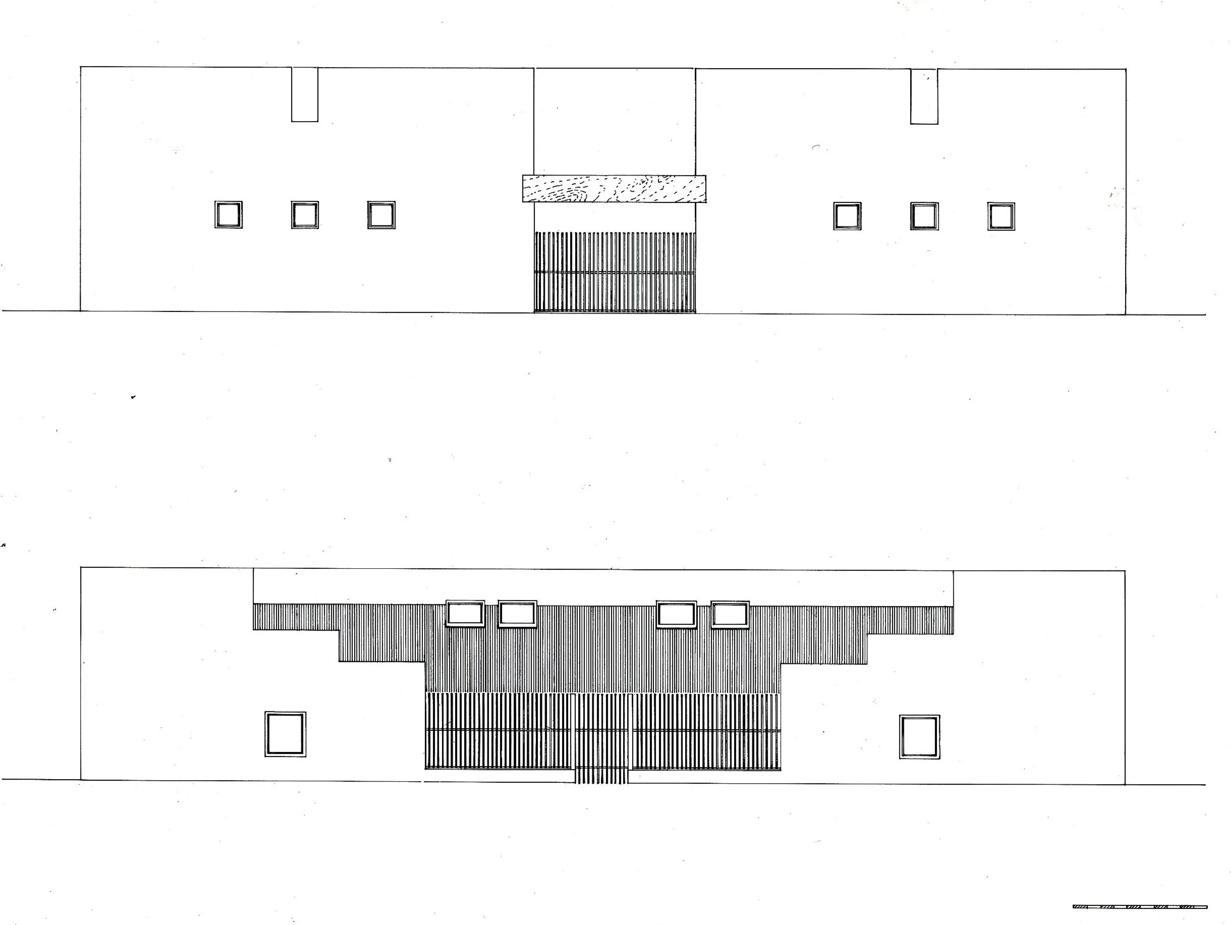 North and South Facade