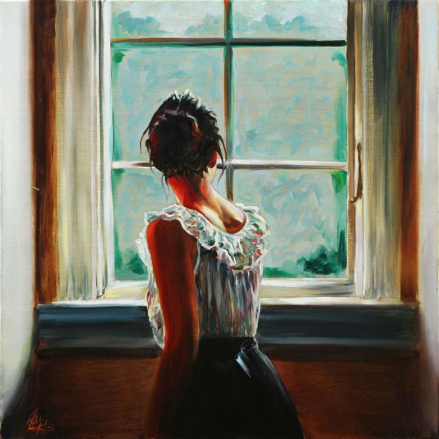 Girl at the Window
