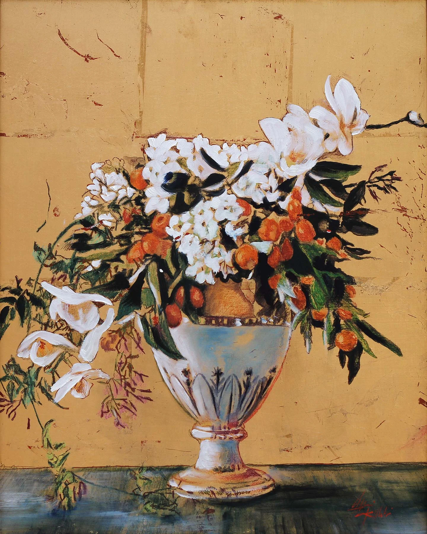 Still Life with Loquats