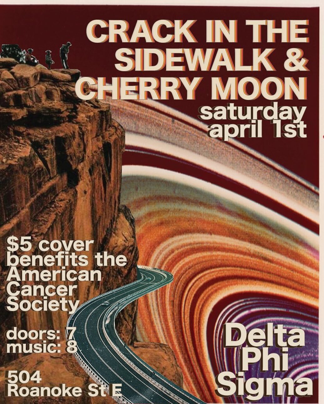 We&rsquo;re gonna be having a show on Saturday featuring the two best bands in Blacksburg, @citsband and @cherrymoondudes will both be performing so come out and support a great cause.
