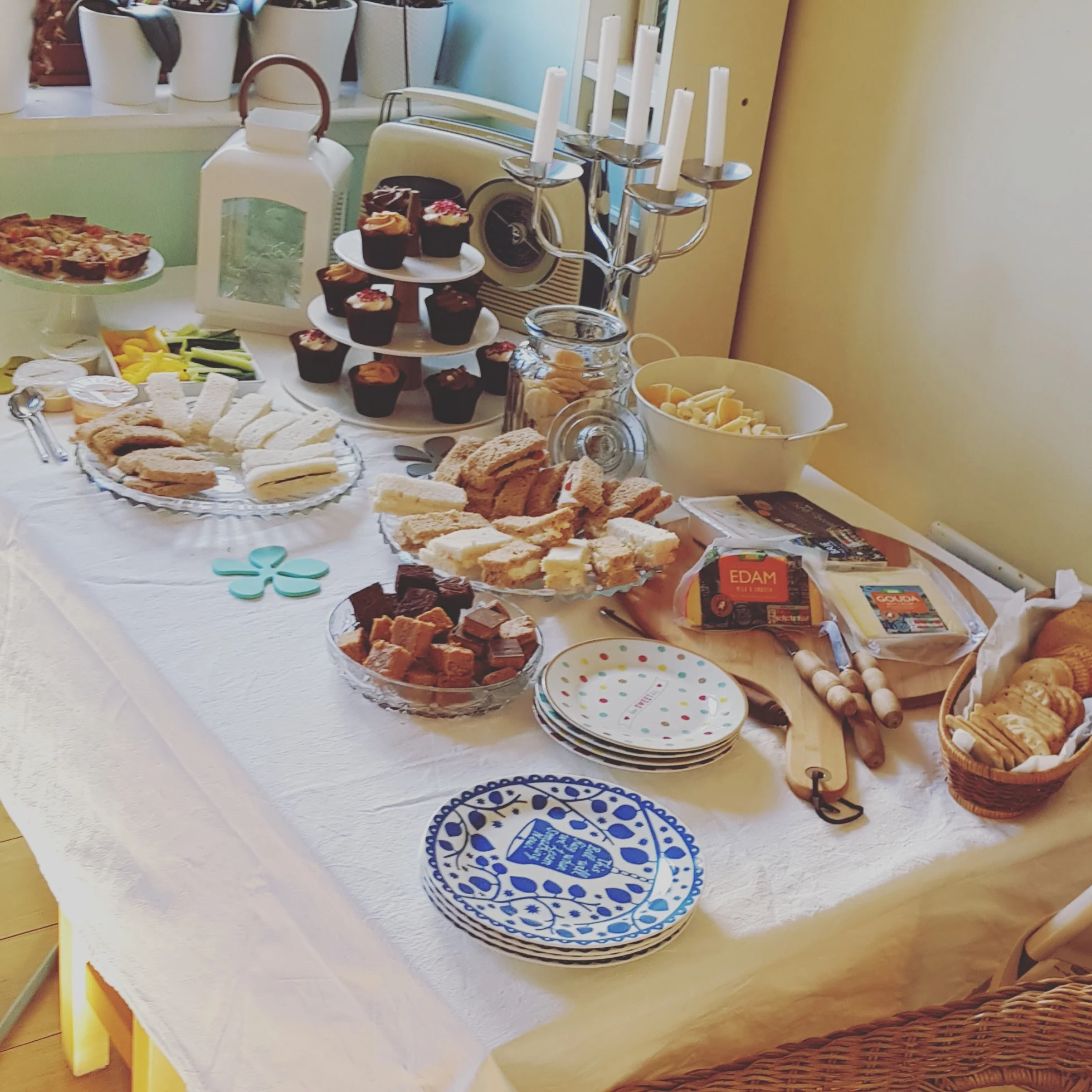 Can’t have a get together without an afternoon tea!