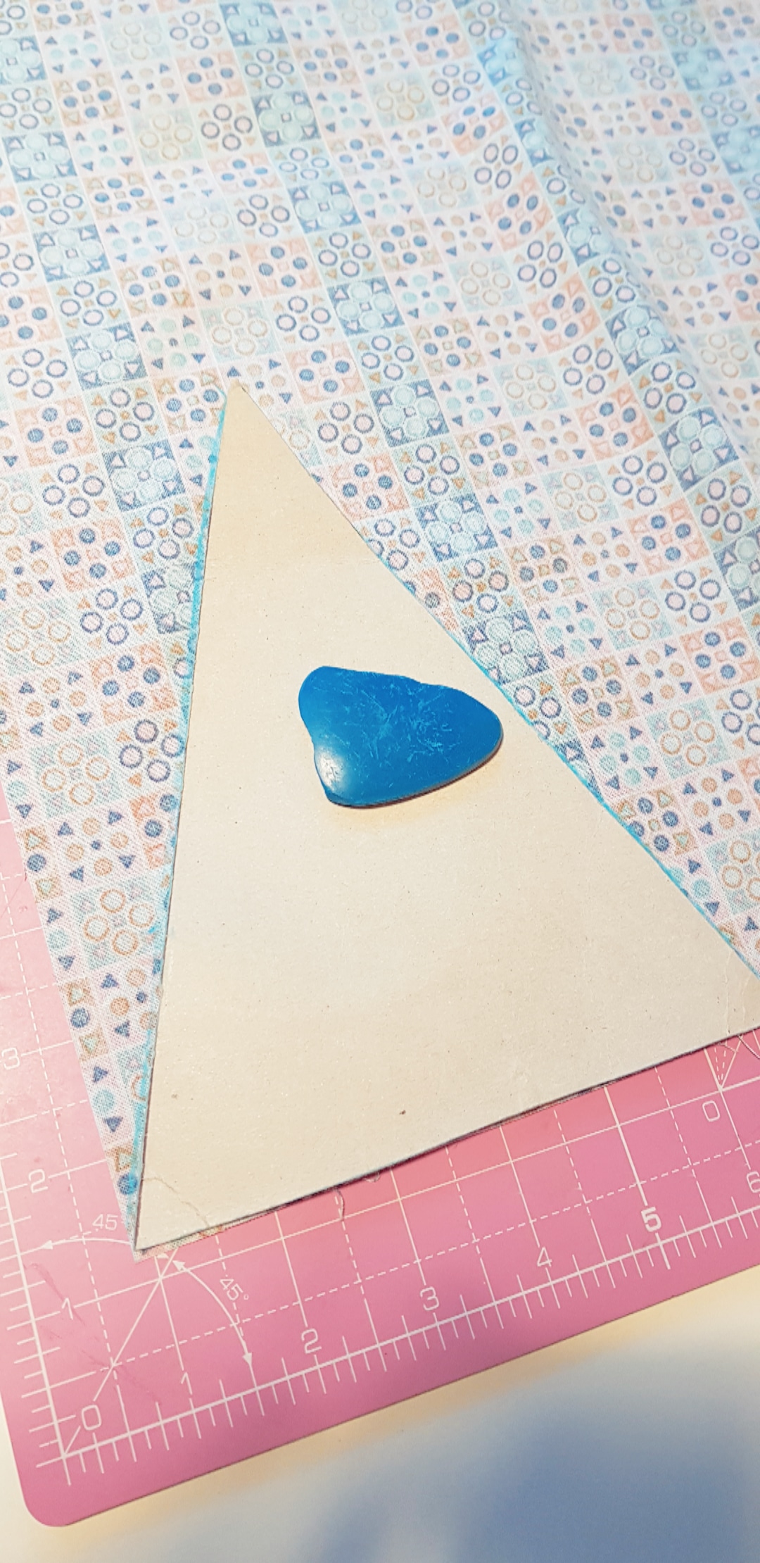 Step 1: Cut out triangles