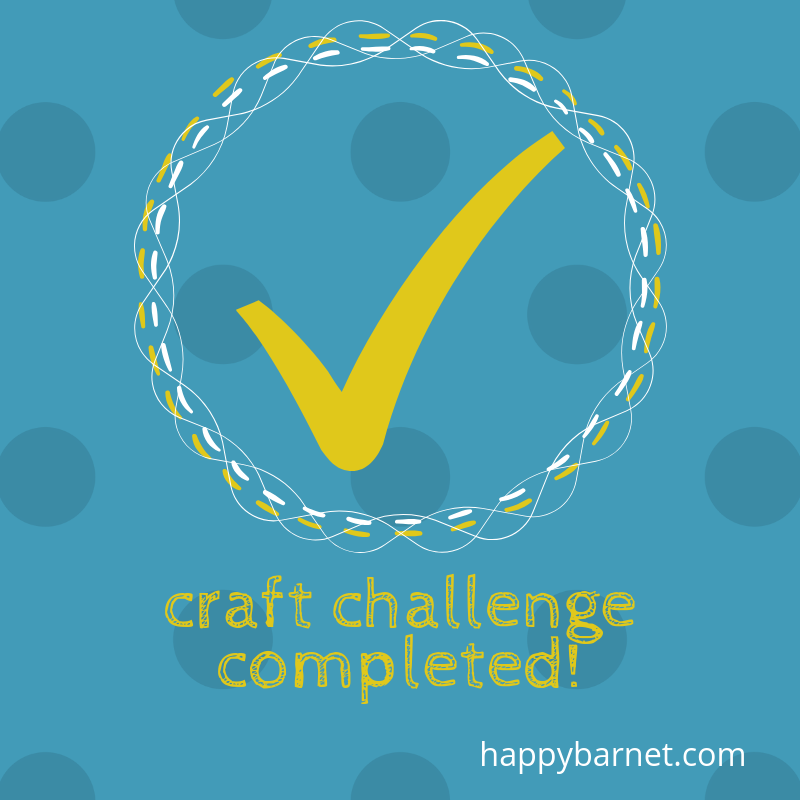 craft challenge completed