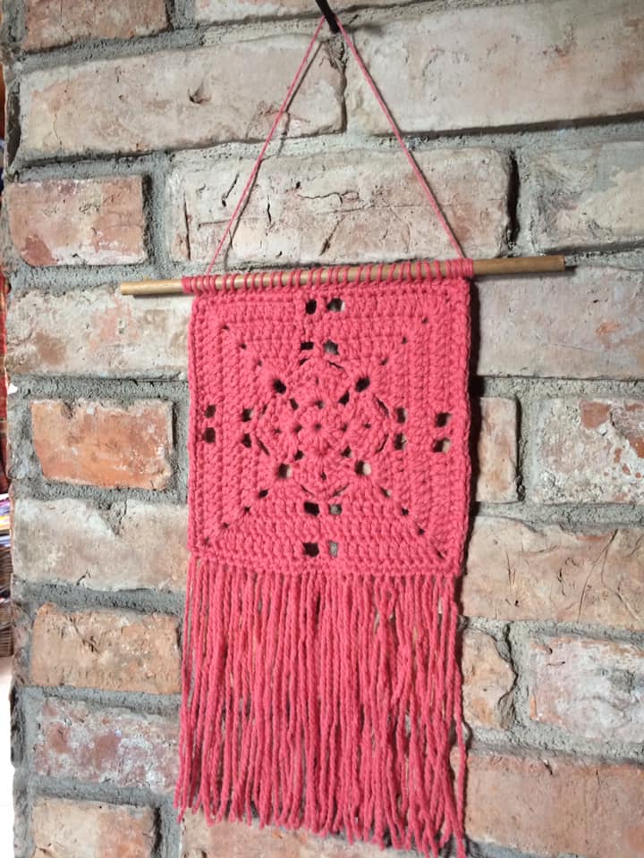 Rhoda's Crochet Wall Hanging