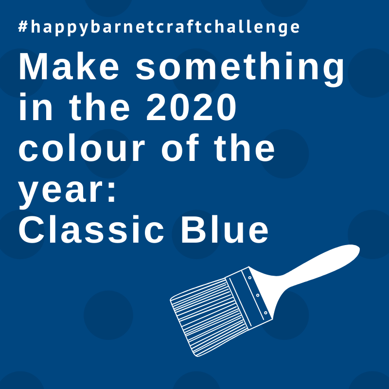 Crafting: colour of the year 2020 classic blue