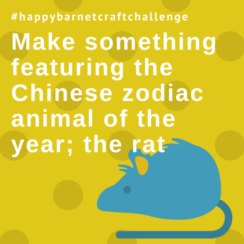 Crafting: chinese zodiac animal 2020 rat