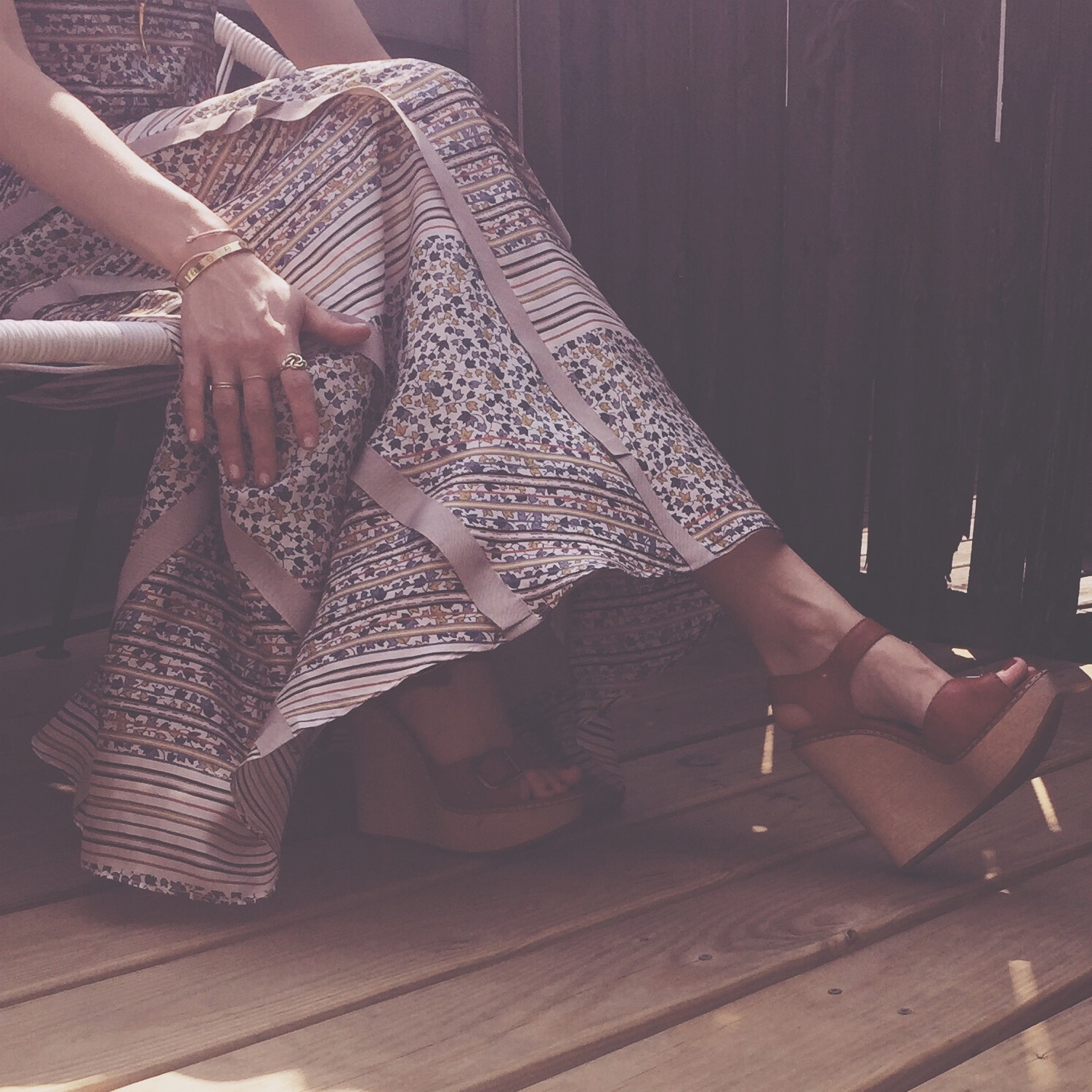 boho dress chloe wedges