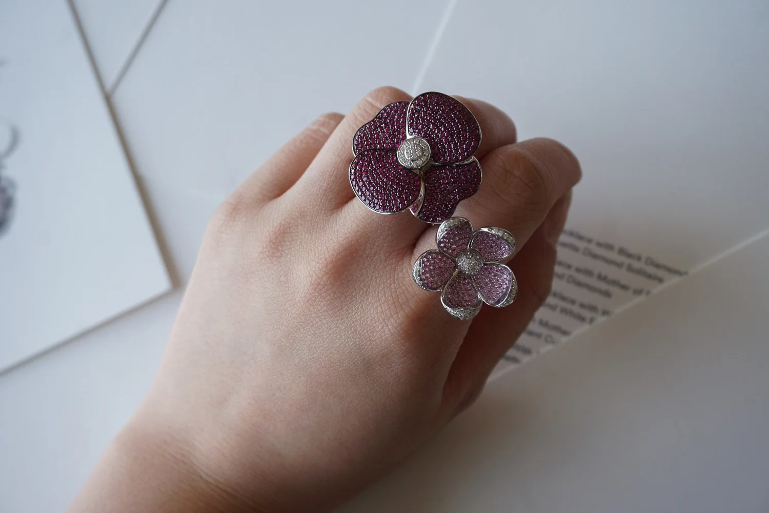 Poppy Ruby and Diamond Ring (PRE-ORDER) — Ri Noor