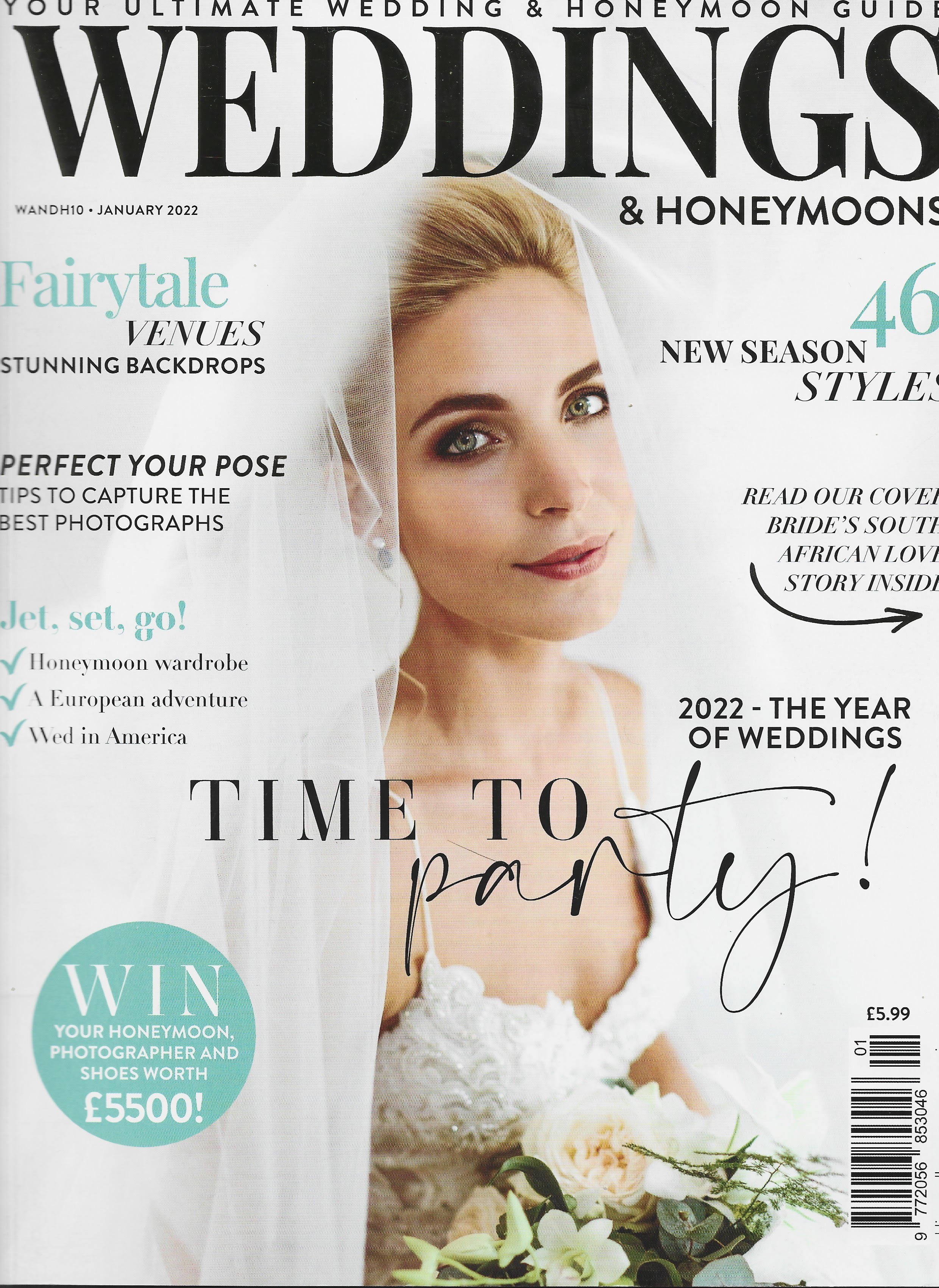 Weddings and Honeymoons Magazine, January 2022