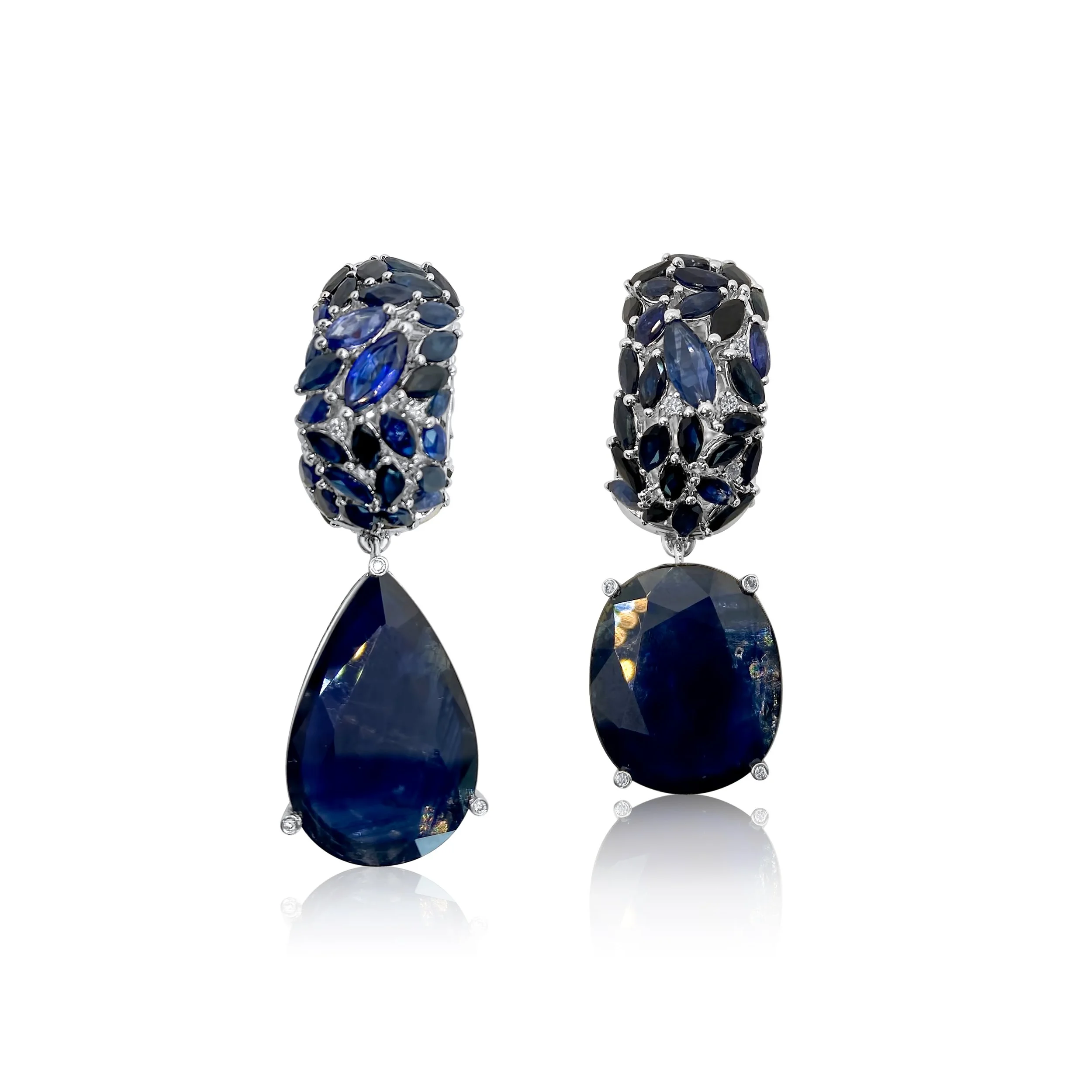 Significant Sapphire drop earrings (ONE OF A KIND)