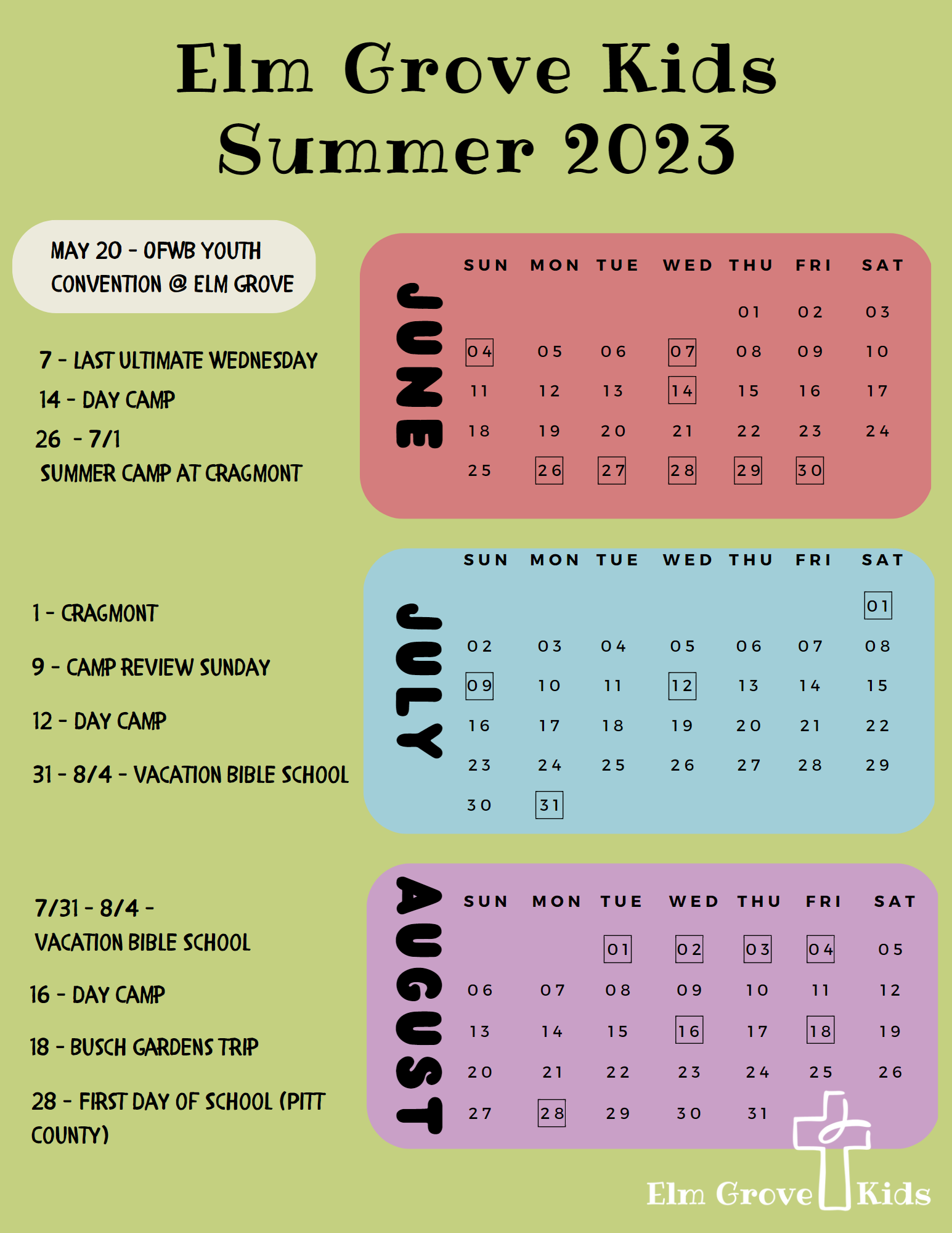 May 2023 Newsletter — Elm Grove Church