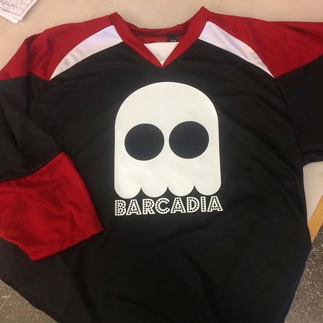 How cool are these jerseys? Made for @barcadiakingston 
#supportlocal #supportlocalbusiness #kingston #ygk #kingstonontario