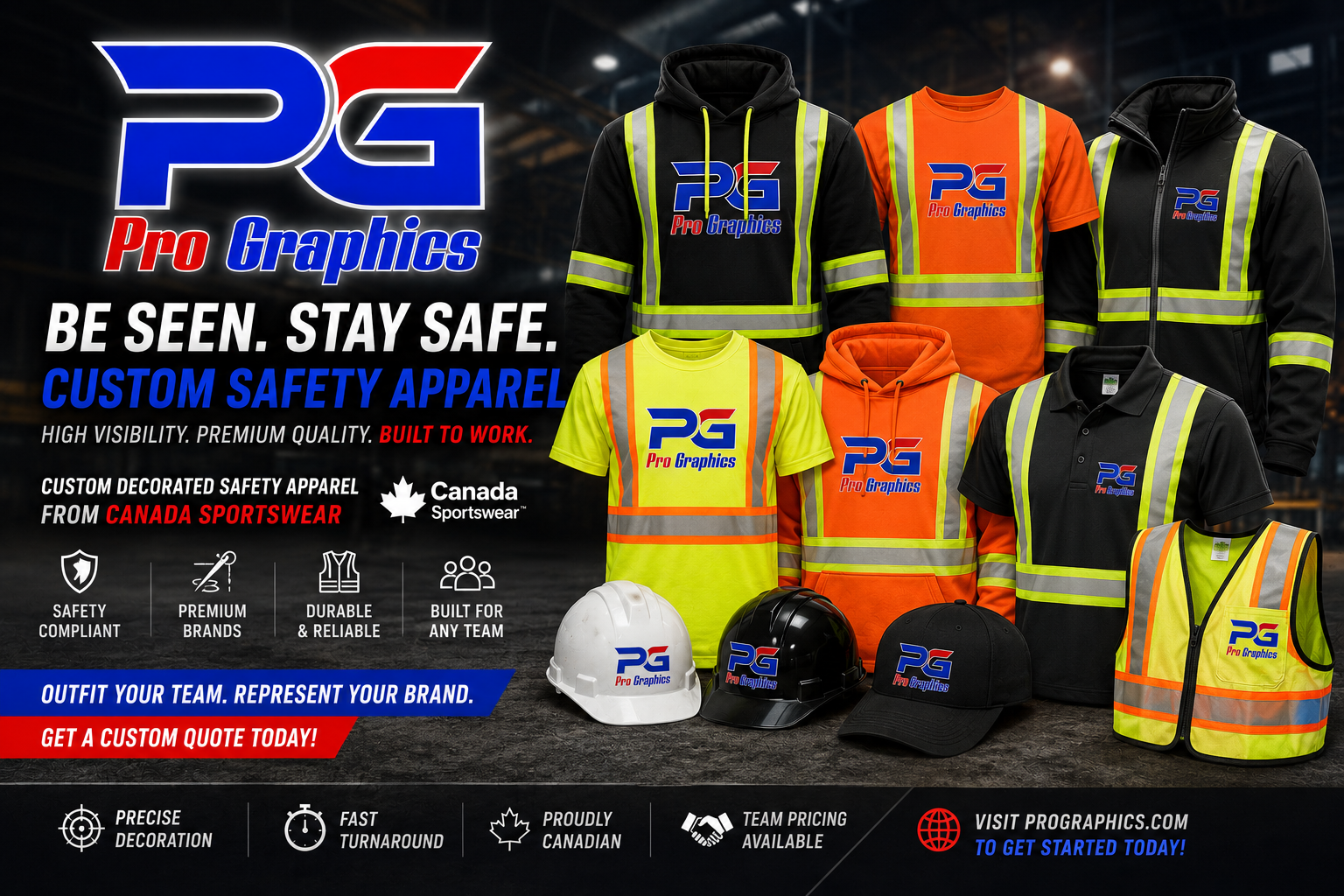 Branded Safety Apparel, Screen Printing and Embroidery in Kingston