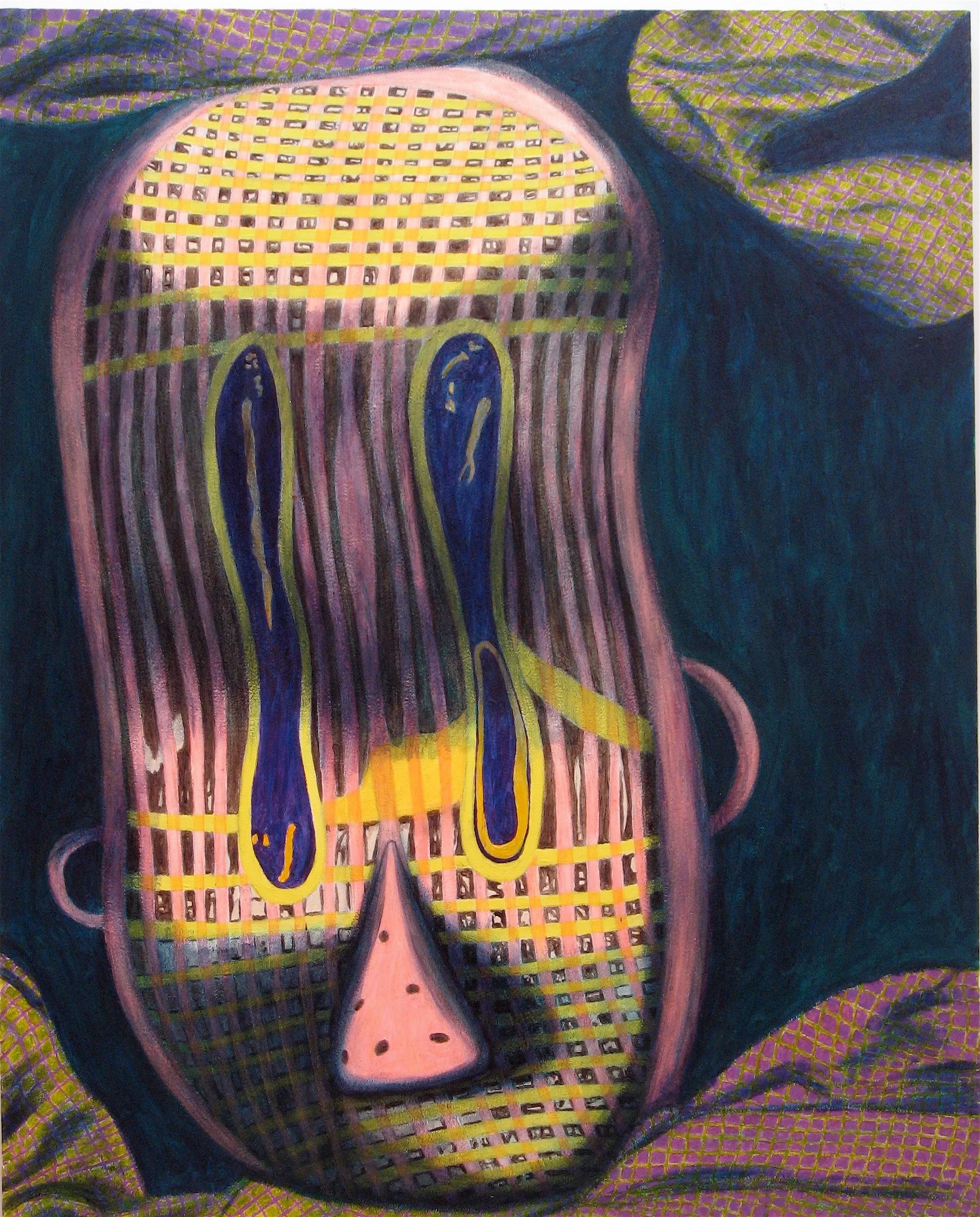 Grid Head Pink