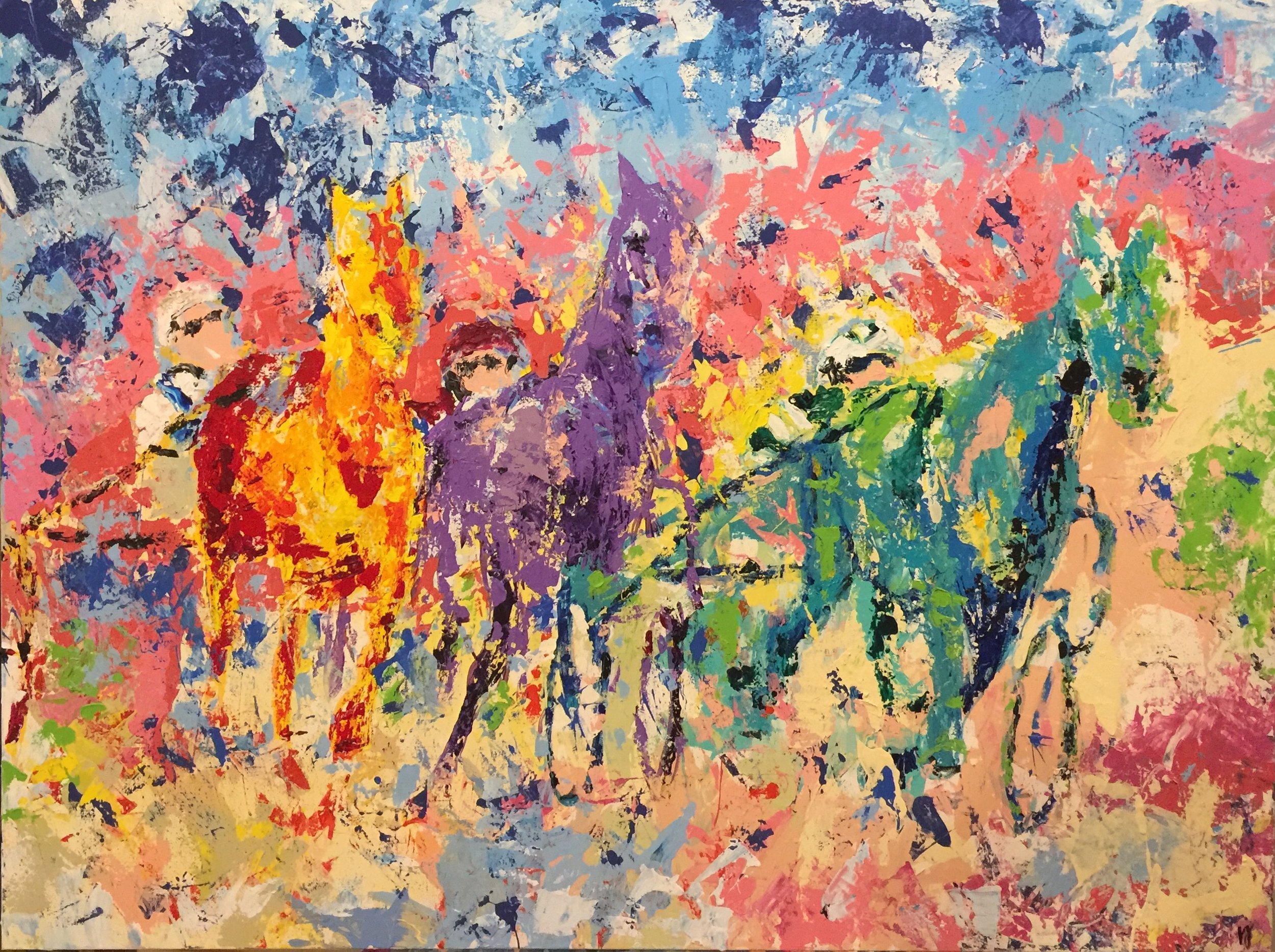 Acrylic on Canvas 36" x 48"