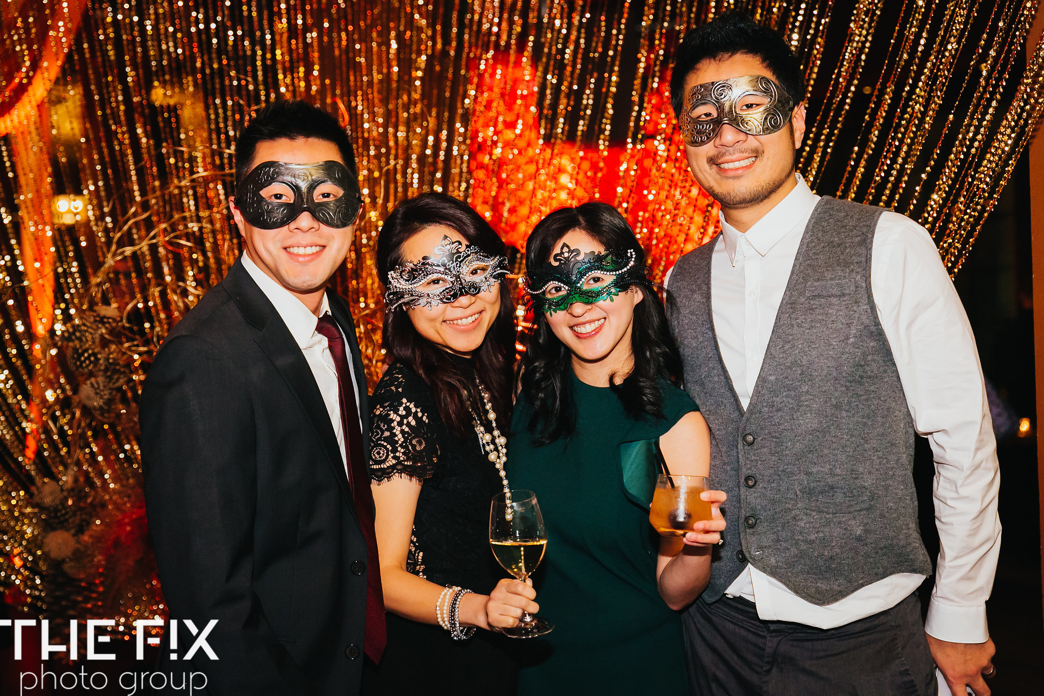 Corporate holiday party entertainment at Herban Feast , photographed by the Fix Photo Group