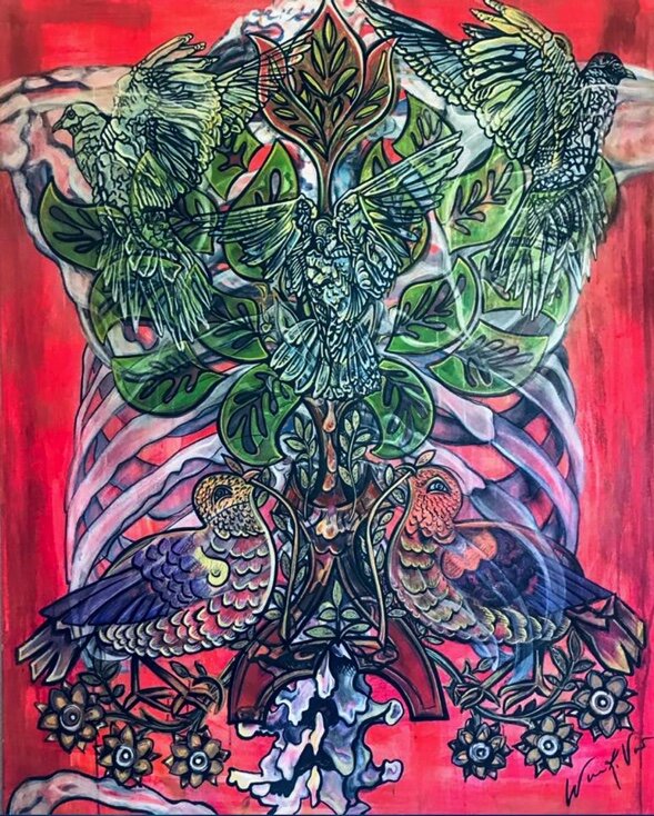 Family Tree, 4' x 5', available