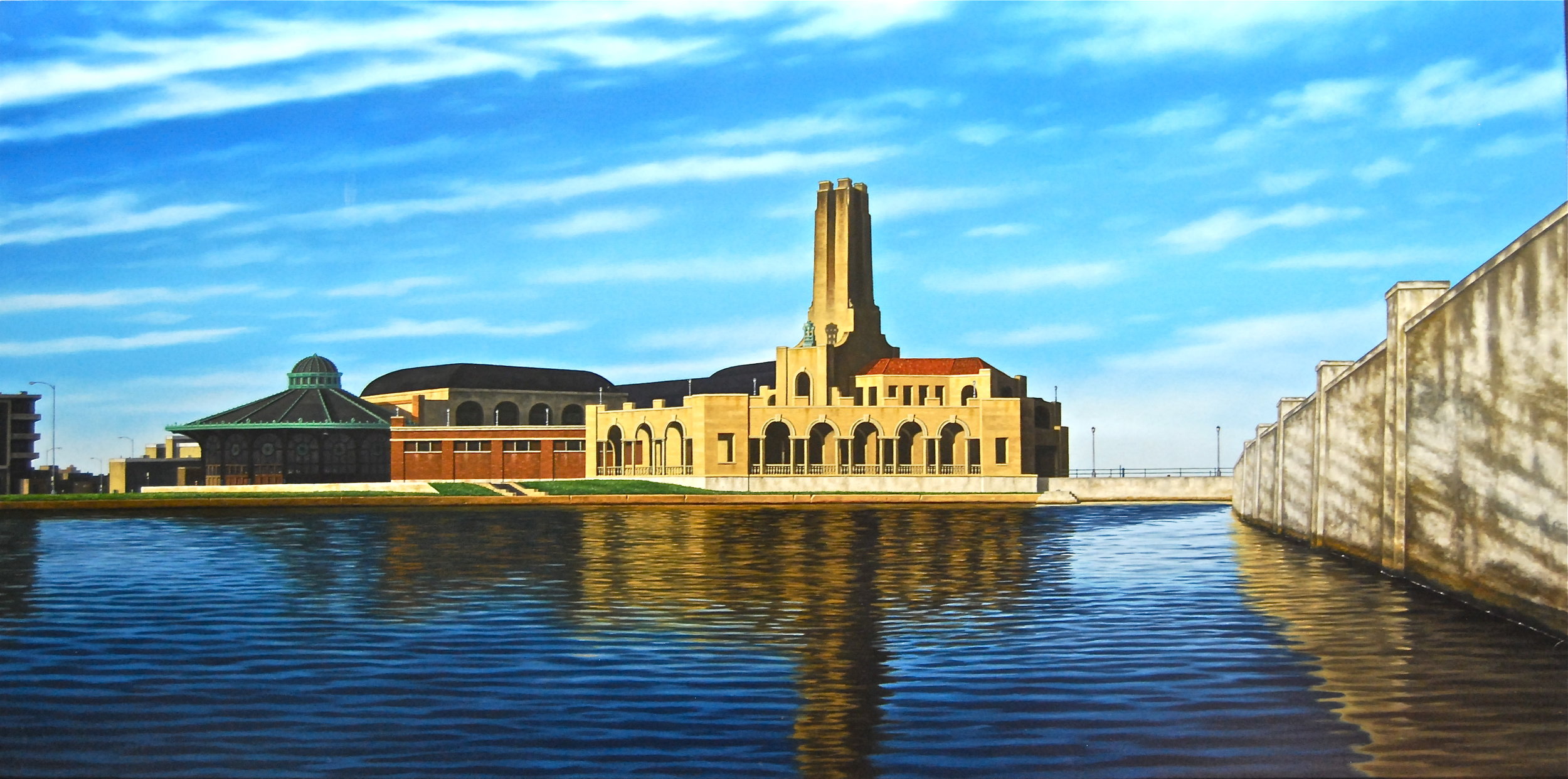 009.the end of wesly lake 40x60.JPG