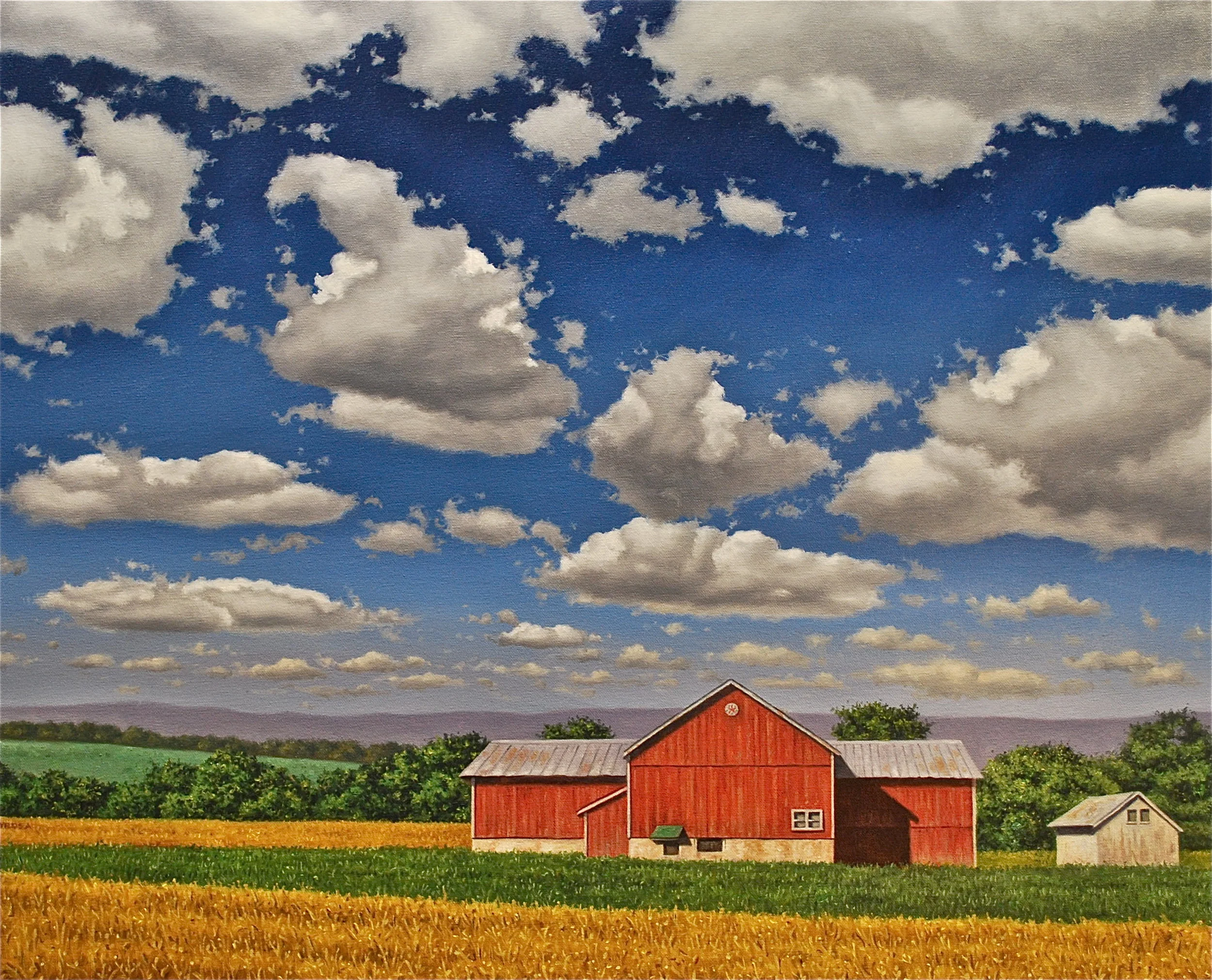 055.over the blue mt 24x30.JPG