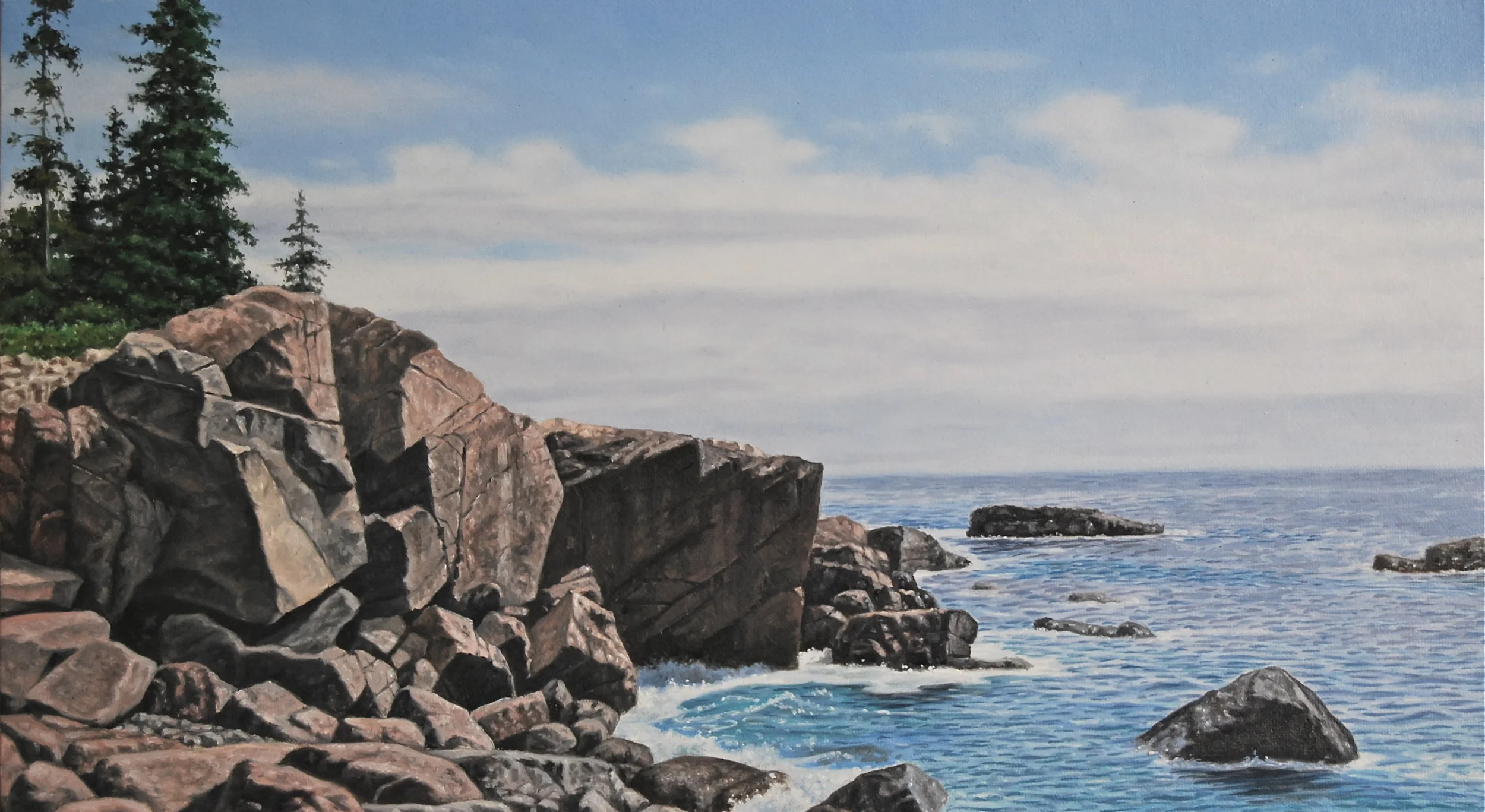 038.Acadia coastline 10x20 oil.JPG