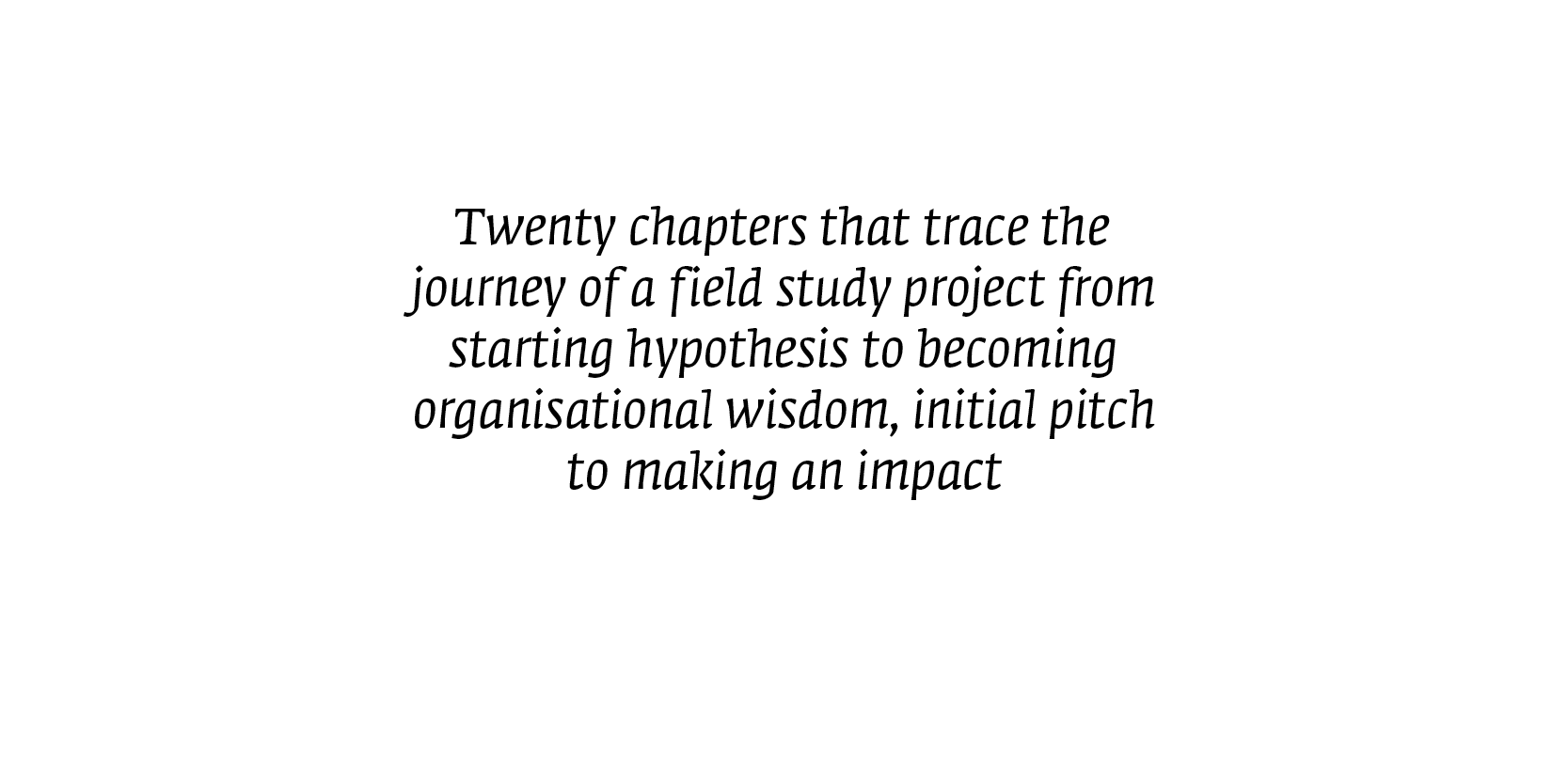 The Field Study Handbook