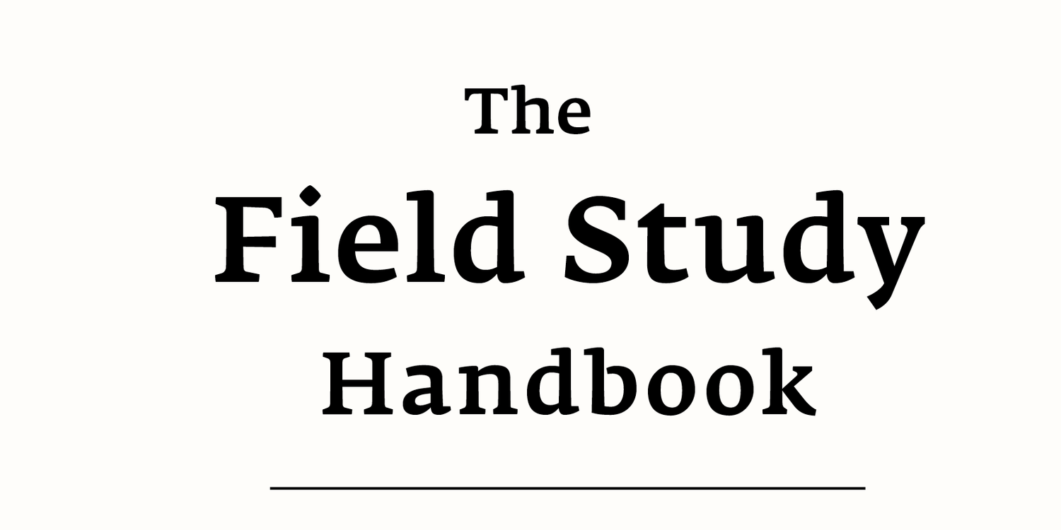 The Field Study Handbook