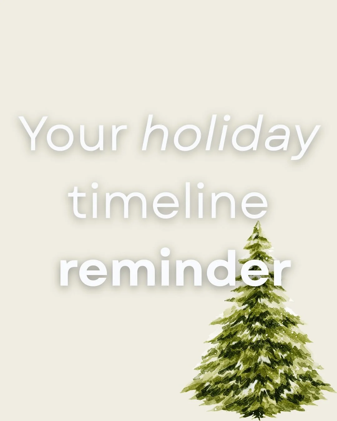 The holidays are almost here ✨
.
.
.
. Christmas is just 7 weeks away and New Years is 8, can you believe it? This is your reminder that those festive photos, holiday parties, and end-of-year celebrations are coming up fast 🎄🥂

If you&rsquo;re thin