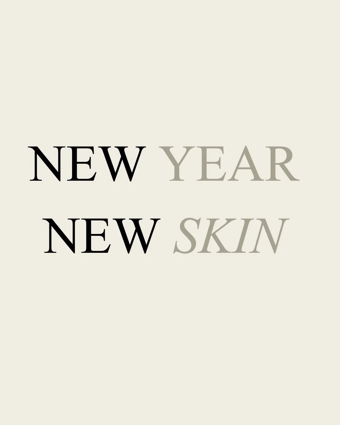 Let us help you. 
.
.
.
.
Skincare isn&rsquo;t a trend, and it&rsquo;s not something to rush or copy blindly. It&rsquo;s an investment, a commitment, and something that deserves consistency and care. This year, we&rsquo;re choosing results over hype 