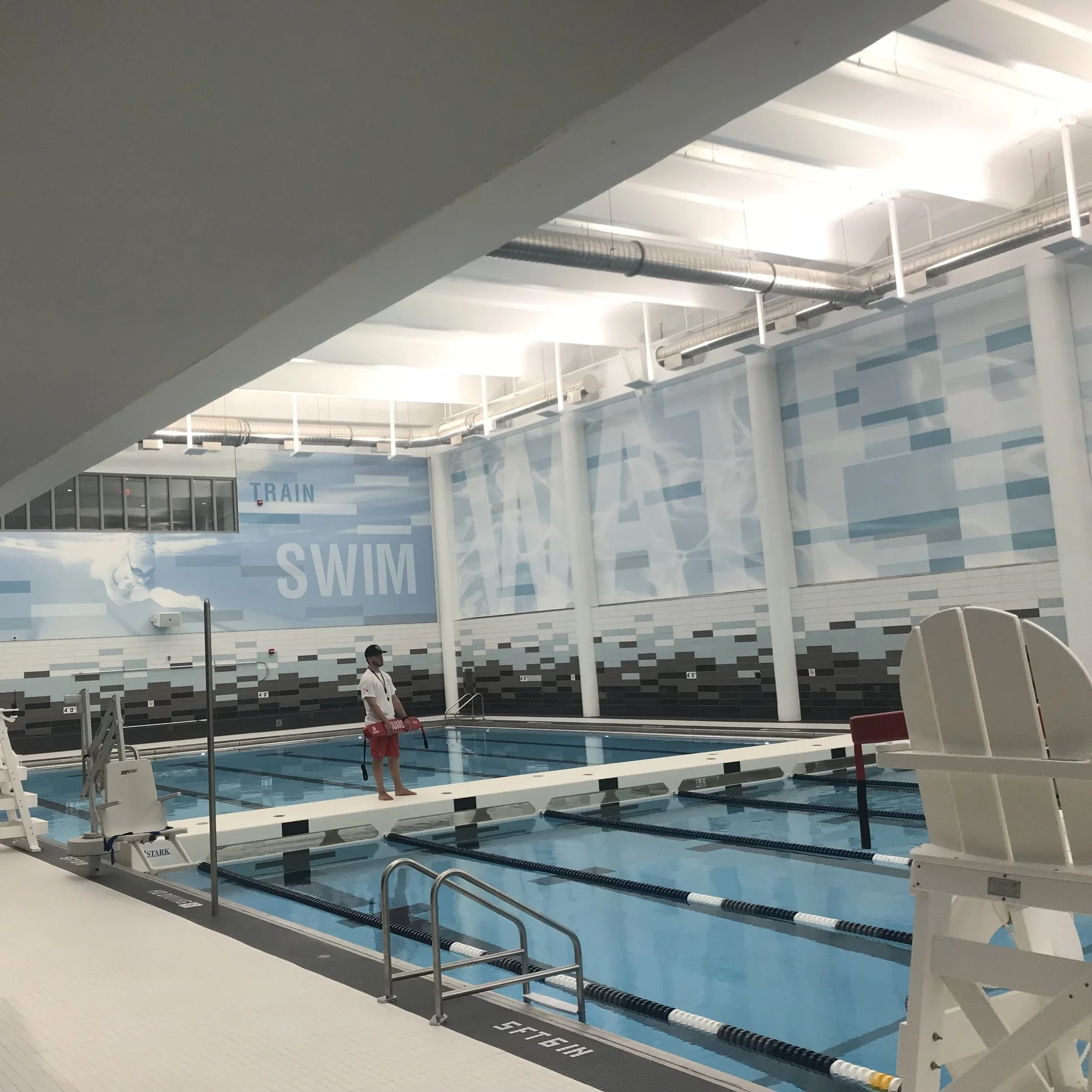 HARPER COLLEGE Natatorium Graphics